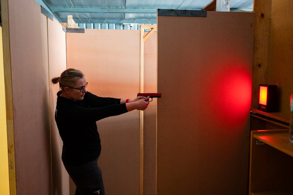 CQB training scenario inside the Fortis killhouse